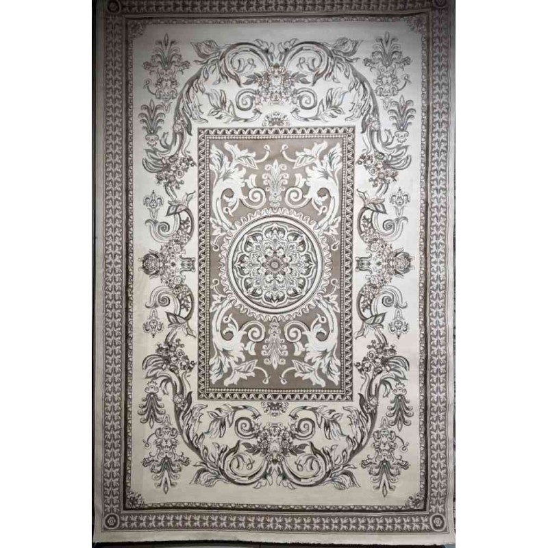 Turkish Jasmine Rug French Pattern 9052A, Beige Size 400*500