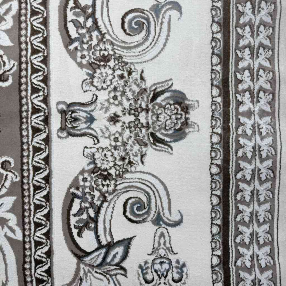 سجاد تركي ياسمين نقش فرنسي 9052A بيج مقاس 400*500