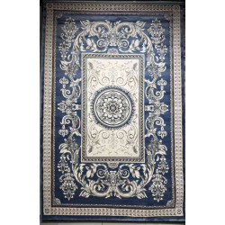 سجاد تركي ياسمين نقش فرنسي 9052A سماوي مقاس 80*150