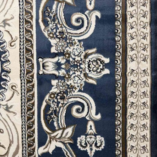 سجاد تركي ياسمين نقش فرنسي 9052A سماوي مقاس 150*220