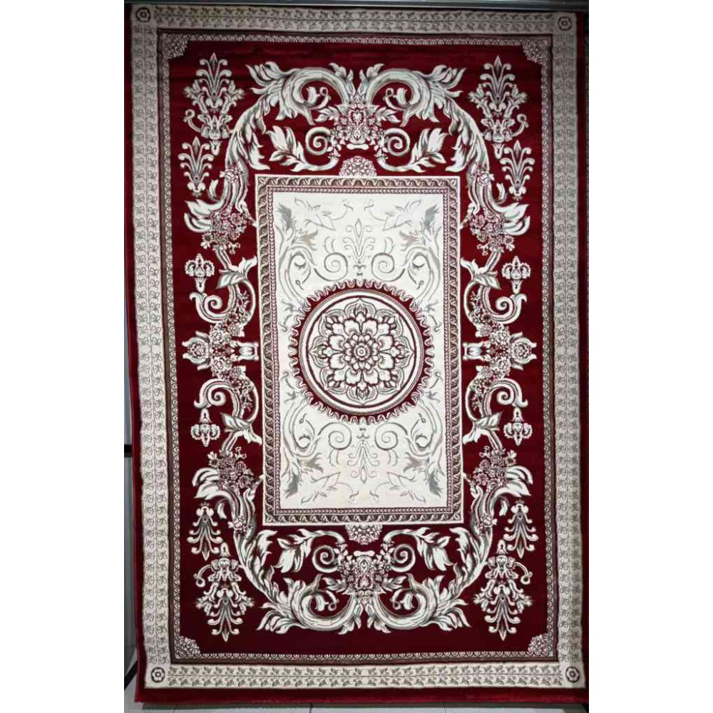 سجاد تركي ياسمين نقش فرنسي 9052A احمر مقاس 400*500