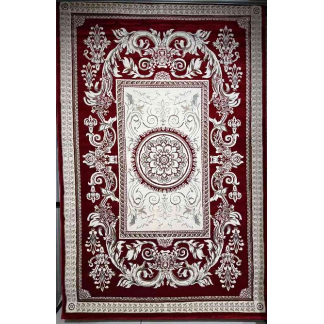 سجاد تركي ياسمين نقش فرنسي 9052A احمر مقاس 200*300