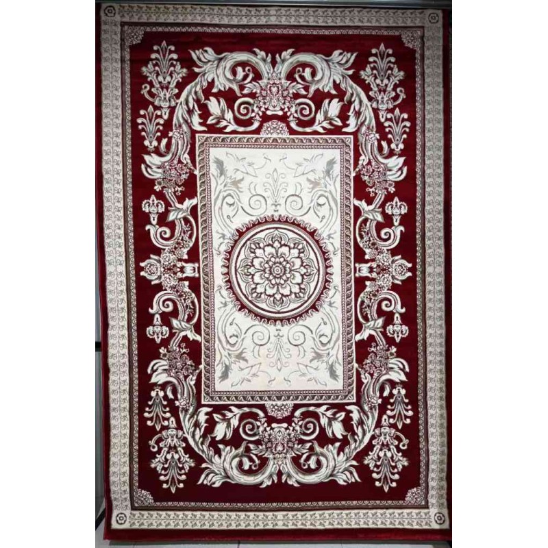 Turkish Jasmine Rug French Pattern 9052A red Size 400*500
