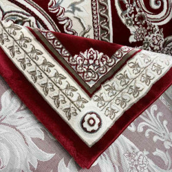 سجاد تركي ياسمين نقش فرنسي 9052A احمر مقاس 400*500