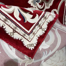 سجاد تركي ياسمين 9053A احمر مقاس 50*80