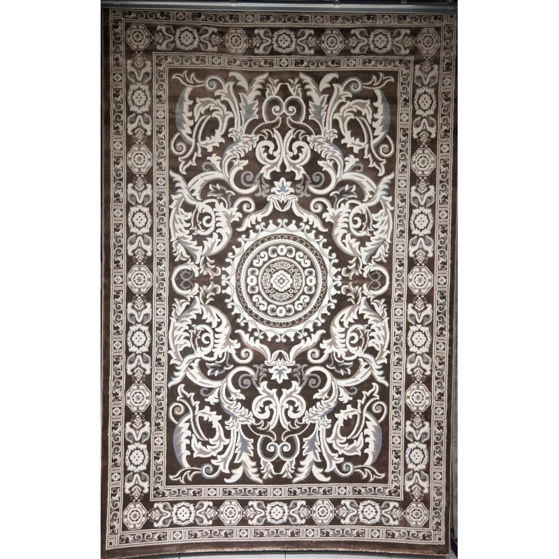 سجاد تركي ياسمين 9073A بني مقاس 100*300