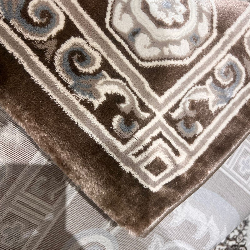 سجاد تركي ياسمين 9073A بني مقاس 100*300