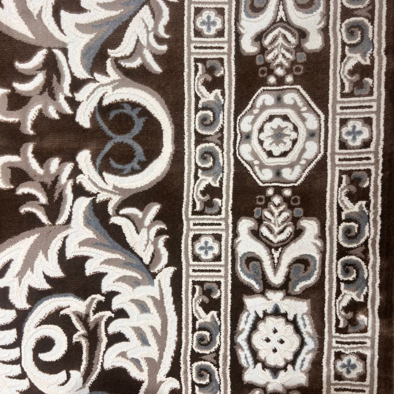 سجاد تركي ياسمين 9073A بني مقاس 100*300