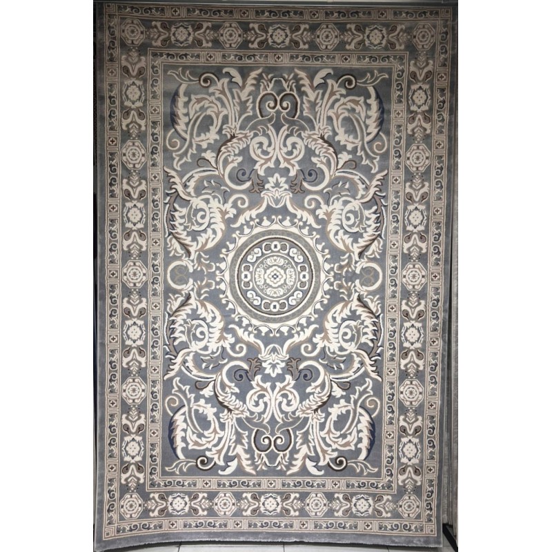 سجاد تركي ياسمين 9073A رصاصي مقاس 100*300