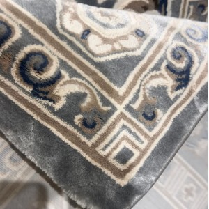 Turkish carpet yasmin 9073A gray size 50*80