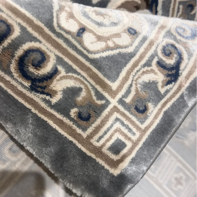 سجاد تركي ياسمين 9073A رصاصي مقاس 100*300