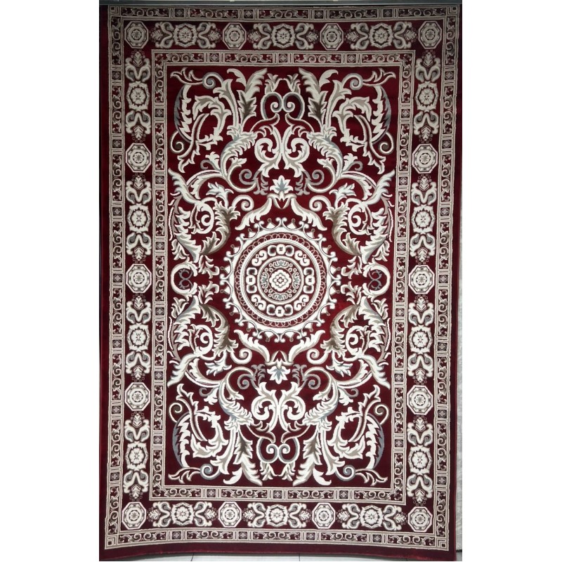 سجاد تركي ياسمين 9073A احمر مقاس 50*80