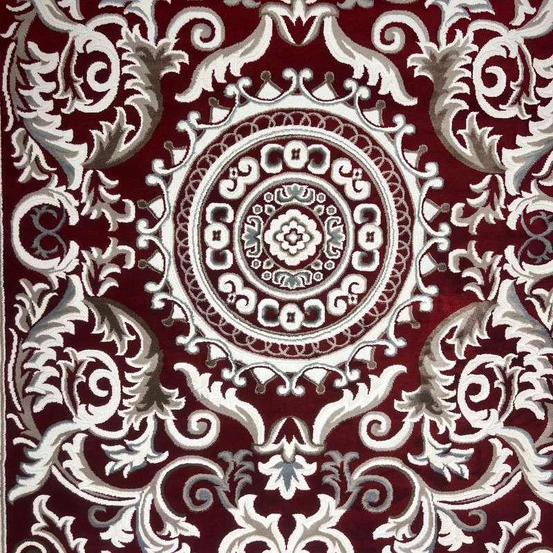 سجاد تركي ياسمين 9073A احمر مقاس 50*80