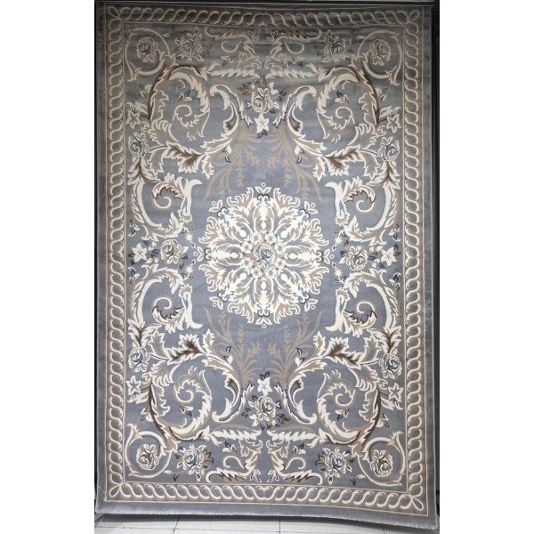 Turkish carpet yasmin 9074A gray size 300*400