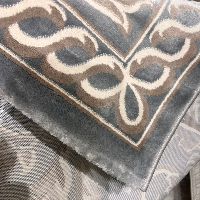 Turkish carpet yasmin 9074A gray size 150*220