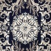 سجاد تركي ياسمين 9074A كحلي مقاس 250*350