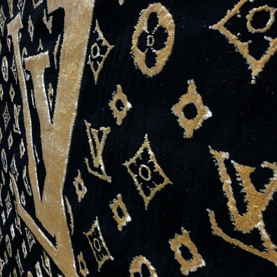 Turkish carpets Maybach Louis black and gold