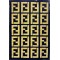 Fendi Maybach Rugs Gold Black