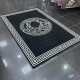 Versace Maybach black white rugs