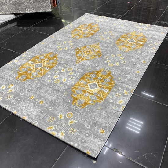 Carpet Bulgari Mirage 104c Gray and Gold