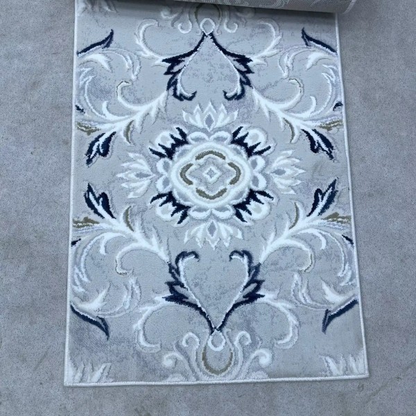 Turkish carpet with French pattern europe WH78A navy cream