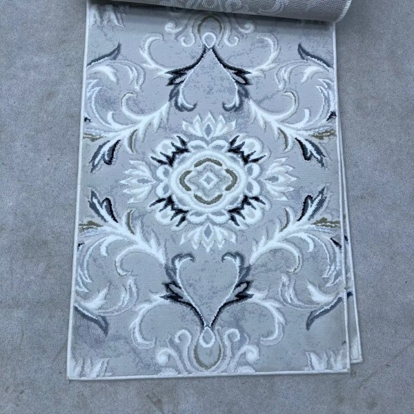 Turkish carpet with French pattern europe WH78A Light grey navy