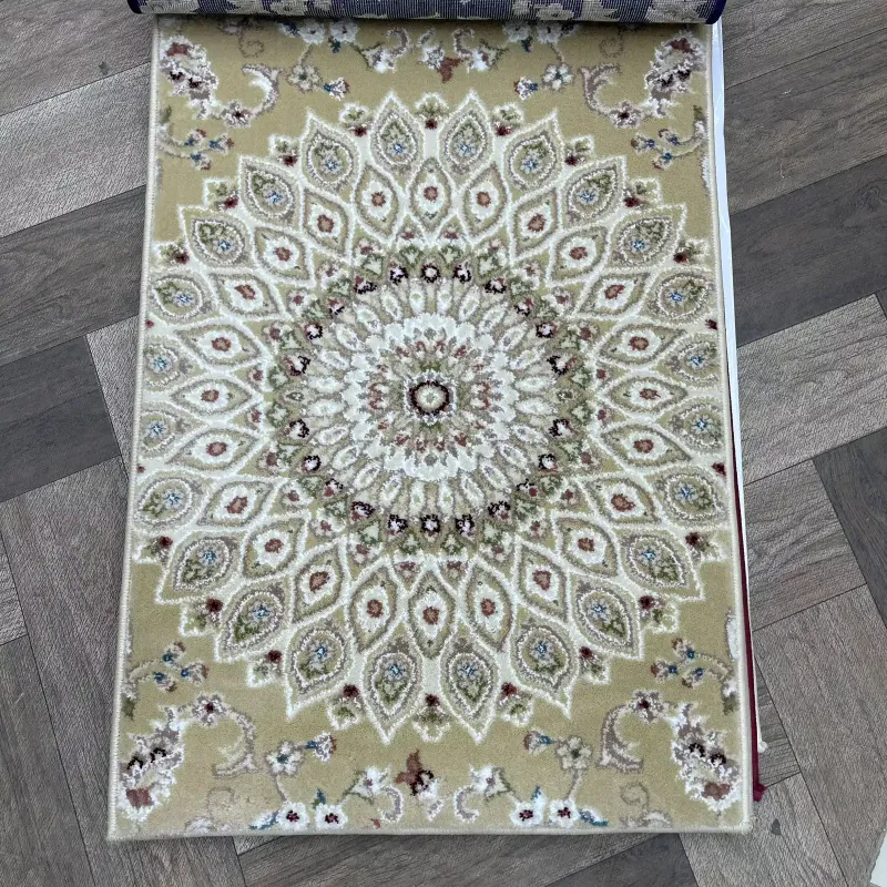 Classic Turkish patterned carpet Saif V421A beige