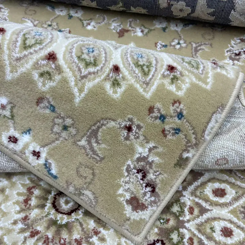 Classic Turkish patterned carpet Saif V421A beige