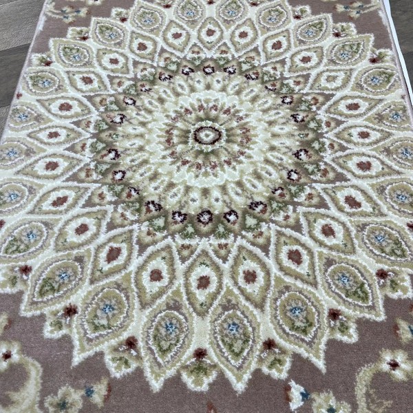 Classic Turkish patterned carpet Saif V421A brown