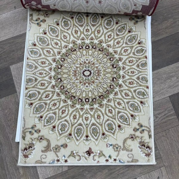 Classic Turkish patterned carpet Saif V421A cream