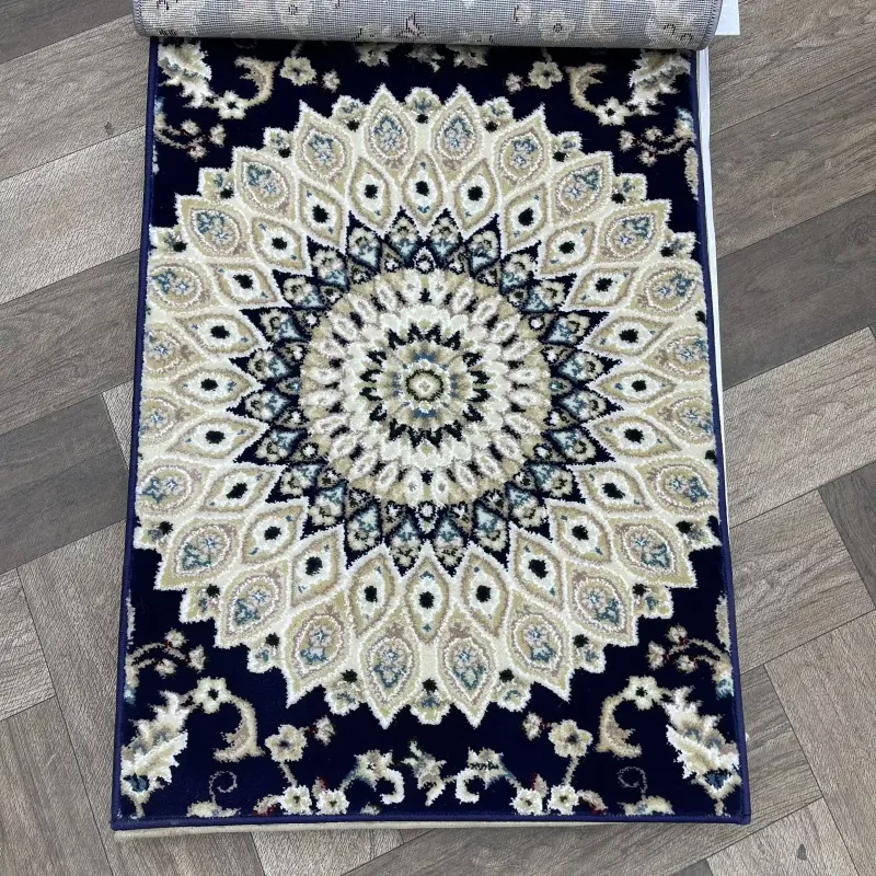 Classic Turkish patterned carpet Saif V421A navy