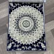 Classic Turkish patterned carpet Saif V421A navy