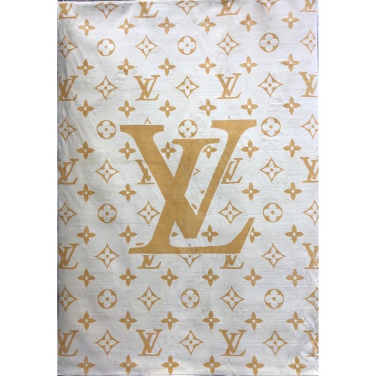 New May Bach Turkish Carpet Louis Vuitton White and Gold