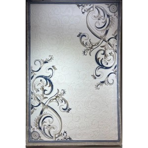Turkish rugs designer alnukhba 06167C blue size 100*300