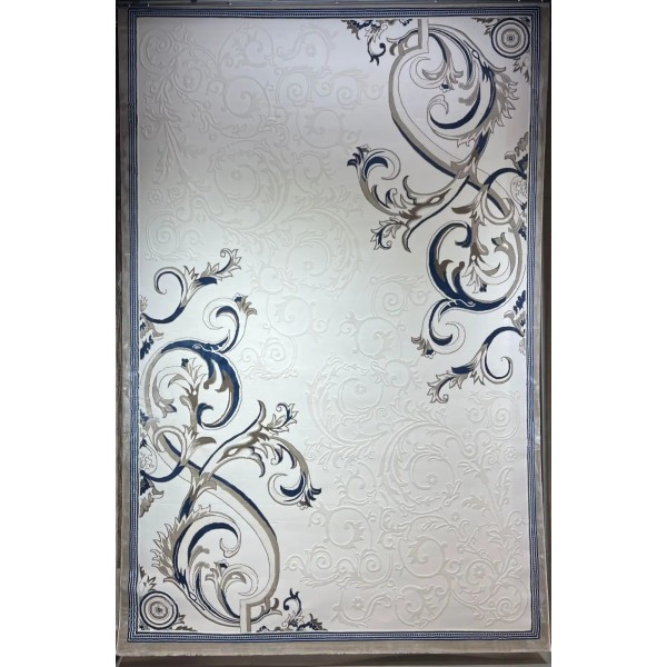 Turkish rugs designer alnukhba 06167C blue size 100*300