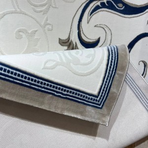 Turkish rugs designer alnukhba 06167C blue size 100*300