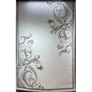 Turkish rugs designer alnukhba 06167C white size 80*150