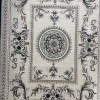 سجاد تركي نقش فرنسي باريس 32125B بيج فاتح مقاس 300*400
