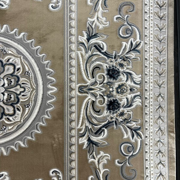 سجاد تركي نقش فرنسي باريس 32125B بيج مقاس 80*150
