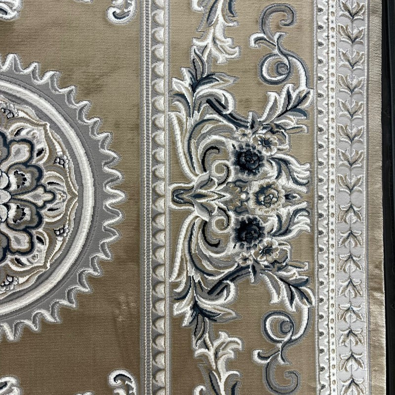 Turkish rug with French pattern Paris 32125B beige size 250*350