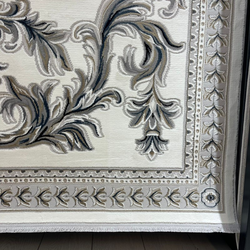 Turkish rug with French pattern Paris 32125B cream size 150*230