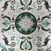Hand woven AlHibah rug Korean design HR18A cream Dark green size 300*400