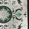 Hand woven AlHibah rug Korean design HR18A cream Dark green size 300*400