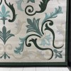 Hand woven AlHibah rug Korean design HR18A cream Dark green size 300*400