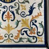 Hand woven AlHibah rug Korean design HR18A cream navy size 400*500