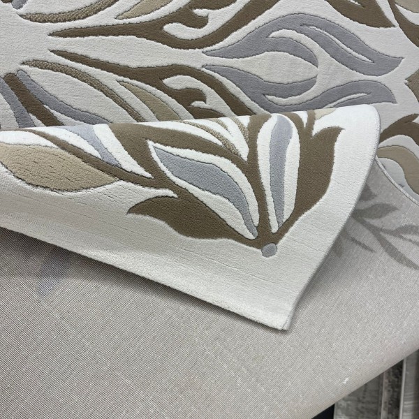 Hand woven AlHibah rug Korean design HR19A cream Dark beige size 400*700
