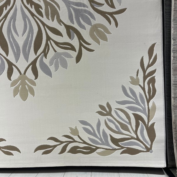 Hand woven AlHibah rug Korean design HR19A cream Dark beige size 400*700