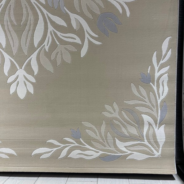 Hand woven AlHibah rug Korean design HR19A beige cream size 400*700