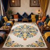 Hand woven AlHibah rug Korean design HR19A cream vavy size 200*300