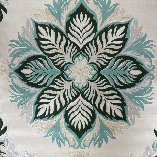 Hand woven AlHibah rug Korean design HR22A cream Dark green size 200*300